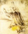 Mary mit der Sonne unter ihren Füßen Renaissance Matthias Grunewald